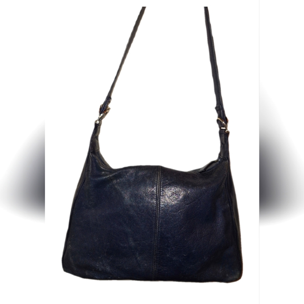 Vintage Aigner Bag- Navy Blue Leather